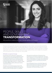 People, skills and government transformation