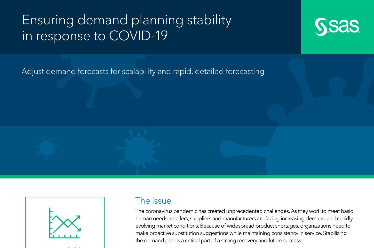 Ensuring demand planning stability in response to COVID-19
