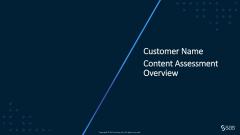SAS 9.4 Content Assessment Overview