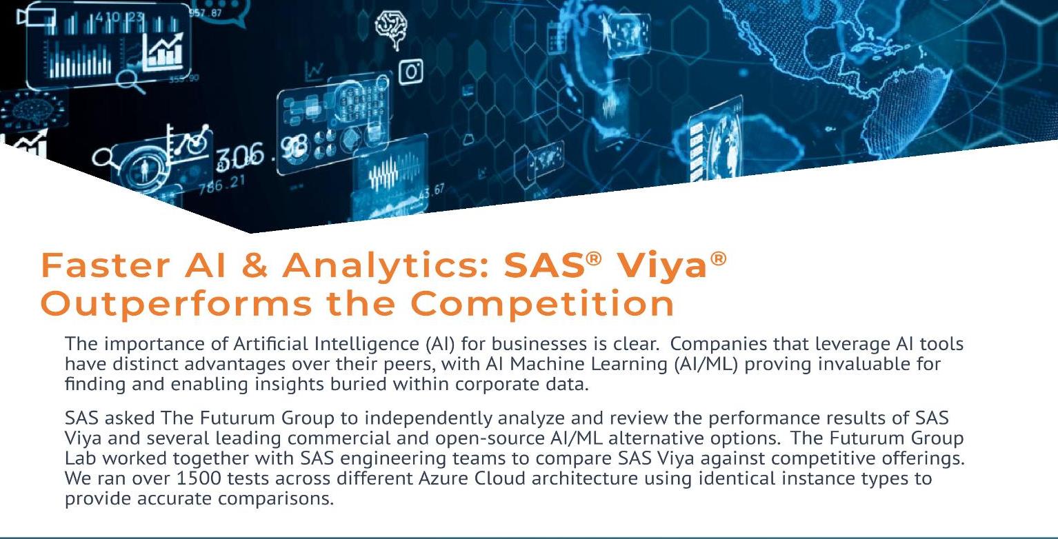 Faster AI & Analytics: SAS Viya Outperforms the Competition