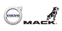 Volvo & Mac Brand logos together