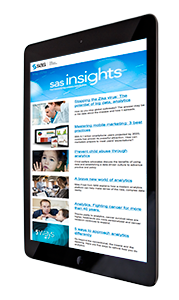 SAS Insights Newsletter on Tablet