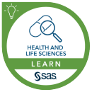 SAS Learn Badge for Health and Life Science