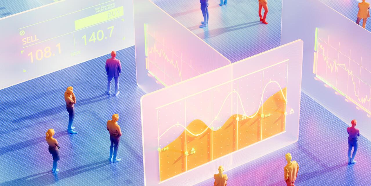 Diverse business team meeting in metaverse