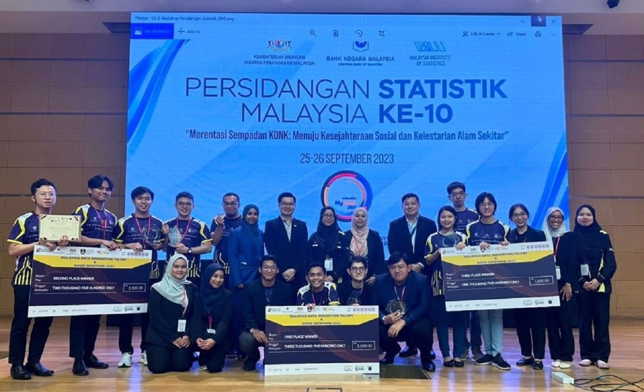 Universiti Kebangsaan Malaysia SAS Awards Datathon Winners