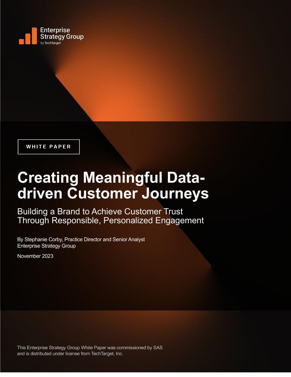 Cover of Creating Meaningful Data-Driven Customer Journeys ebook
