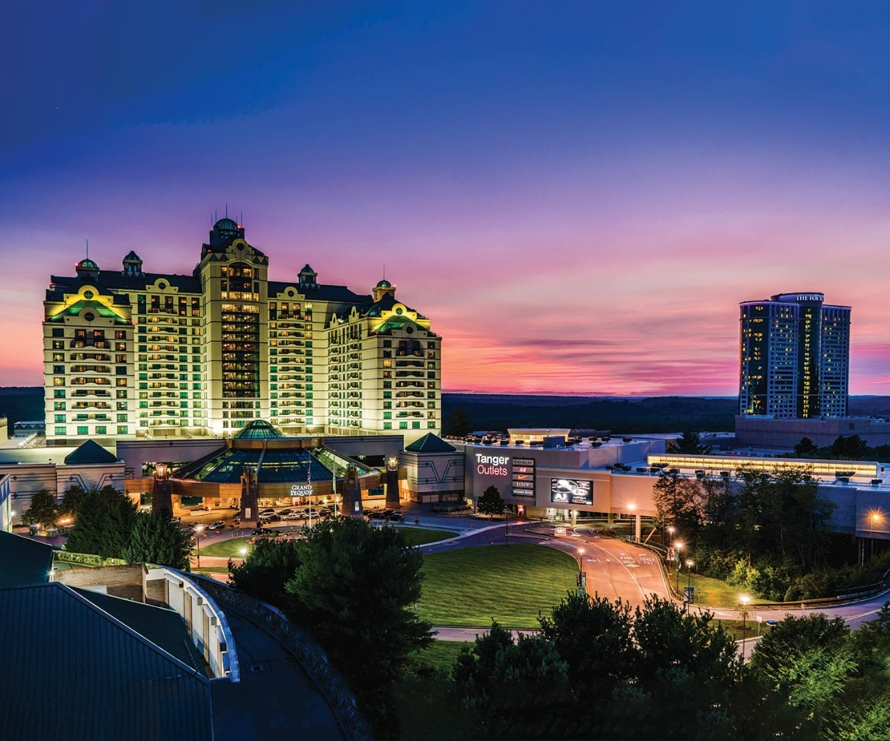 Foxwoods Resort Casino at Sunset
