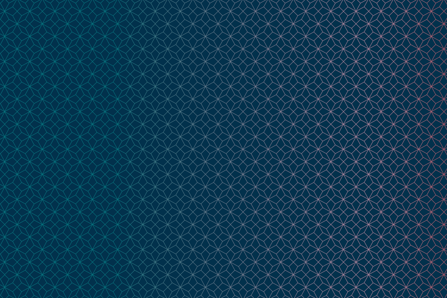 Midnight background with teal and coral gradient origami pattern