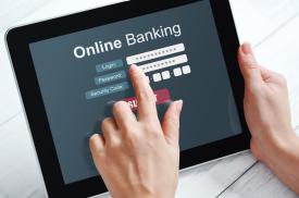 Online banking website ipad