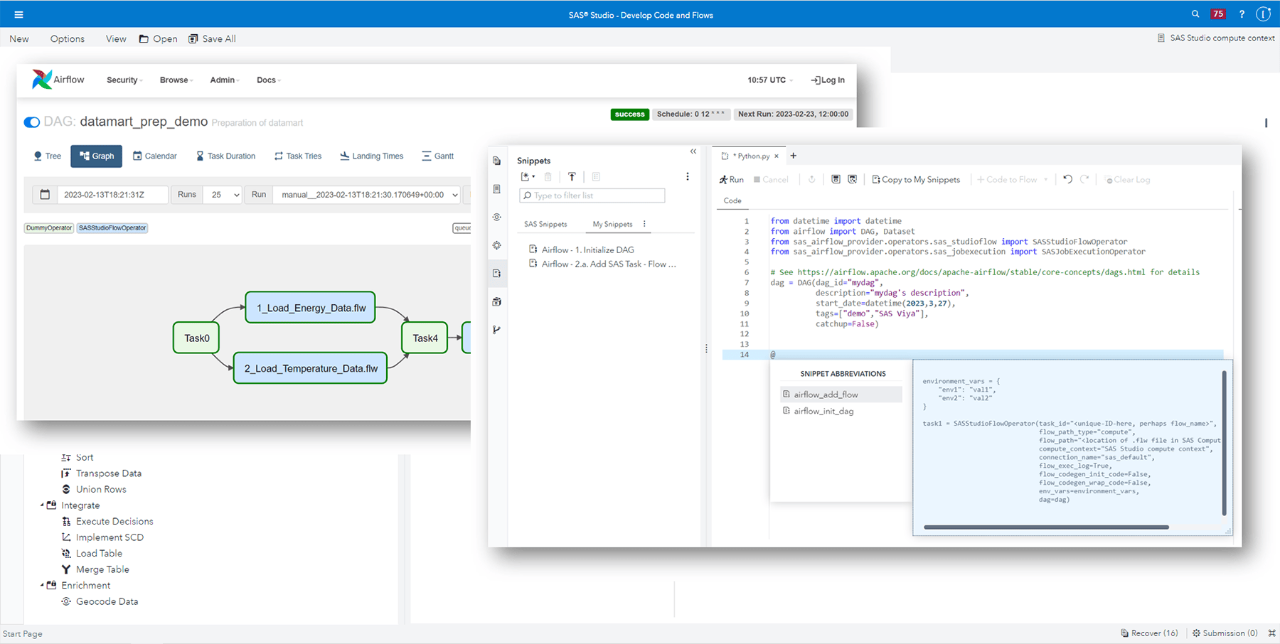Screenshot showing SAS Studio Open Source