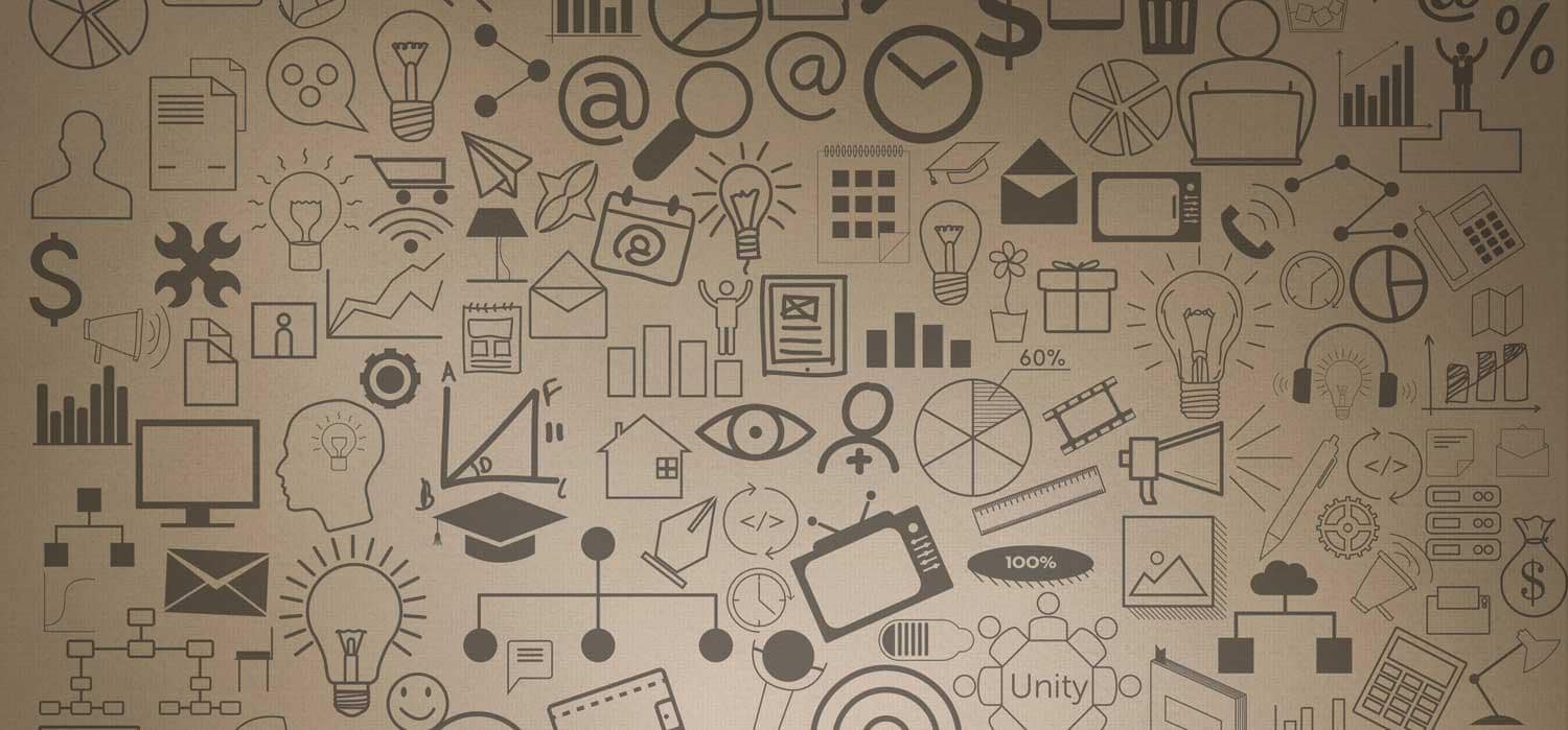 Icons in a background Icons in a background