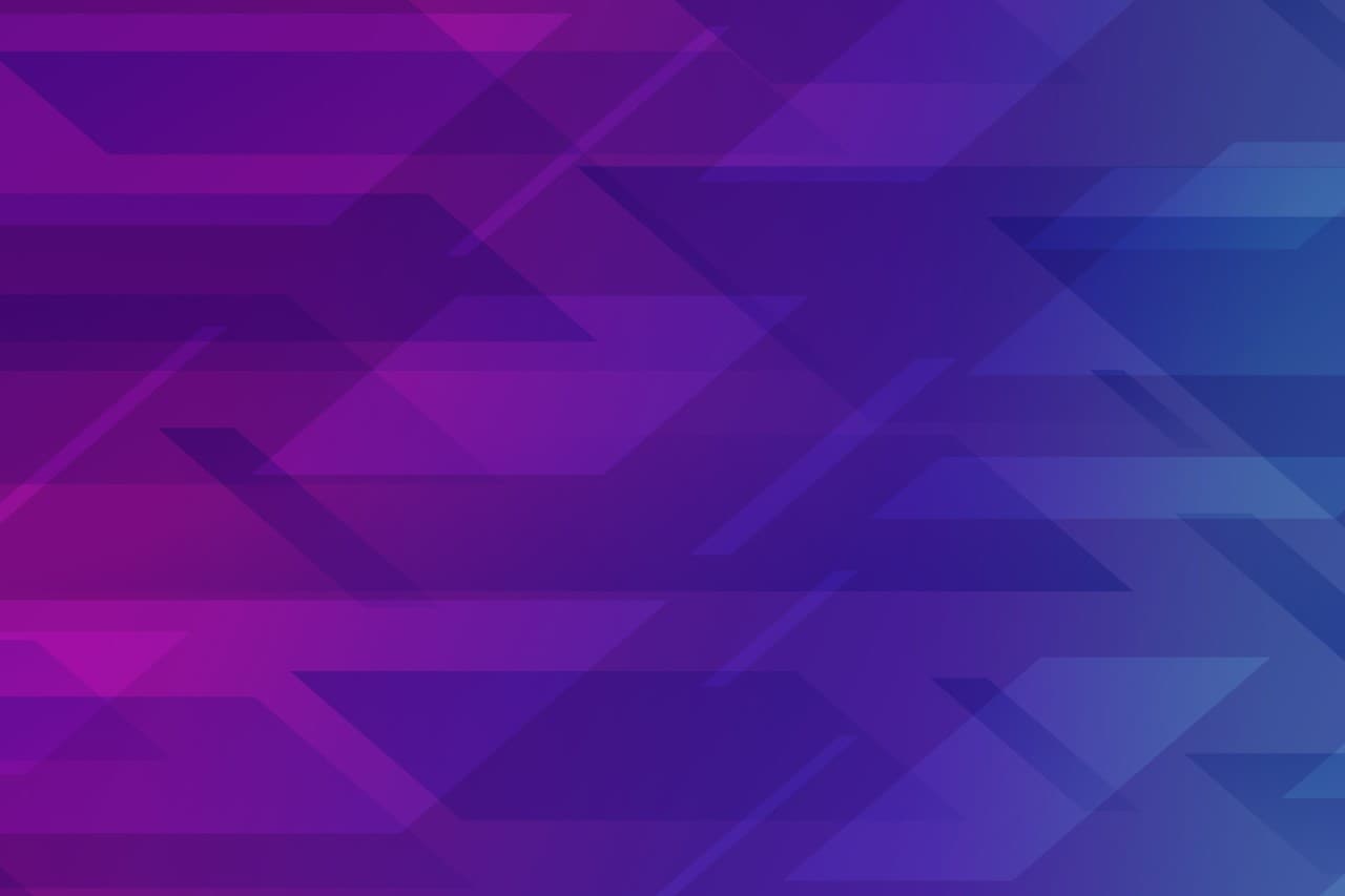 Purple Violet and Teal Overlapping Triangles Abstract Art Purple Violet and Teal Overlapping Triangles Abstract Art