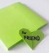 Paper Green Heart