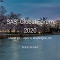 Register now for SAS Global Forum 2020 and save!