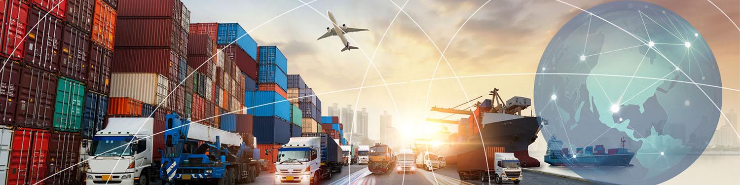 supply chain ship dock with white data analytics supply chain ship dock with white data analytics