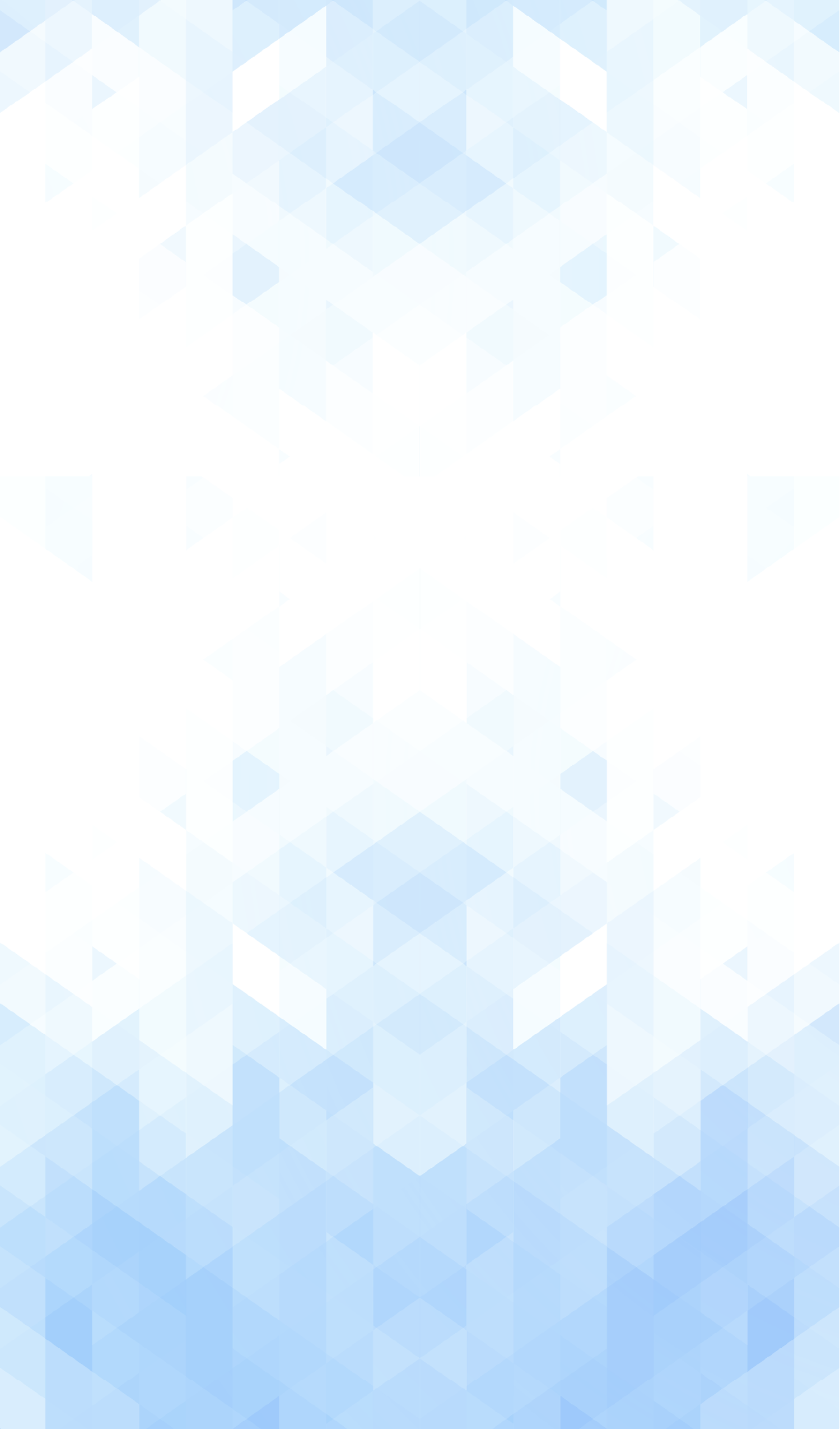 Vertical abstract white background with blue gradient shapes