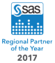 SAS 2017 Regional Partner of the Year badge