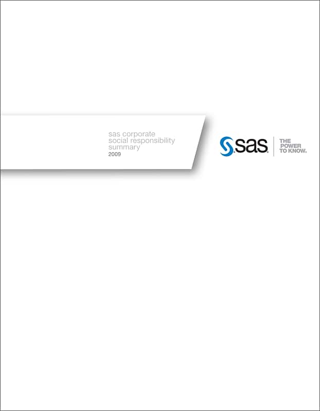 CSR Report 2009 Cover