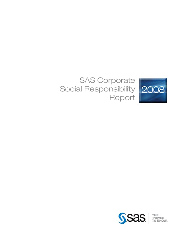 CSR Report 2008 Cover