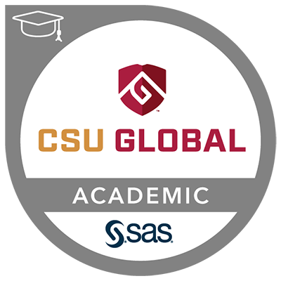 SAS Academic Badge CSU Global