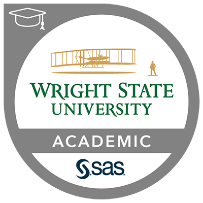 SAS Academic Badge Wright State University