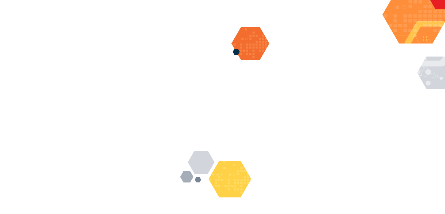 Overlay Hexagons Yellow Orange Transparent