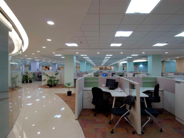 Interior workspace of SAS Pune India office