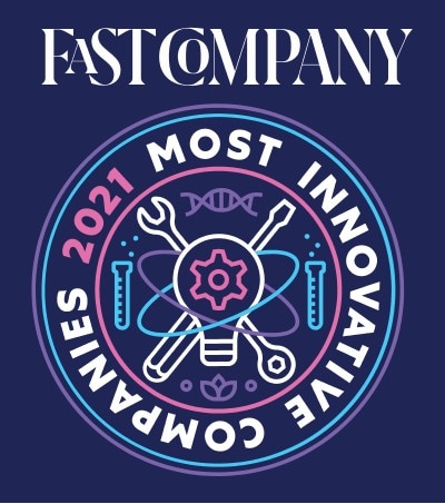 Logo de la lista de compañías más innovadoras de 2021 según Fast Company