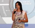 SAS Digital Marketing & Analytics Conference 2015 - Nossa Gerente de produtos para soluções de Customer Intelligence, Fernanda Benhami, apresenta no palco do evento SAS