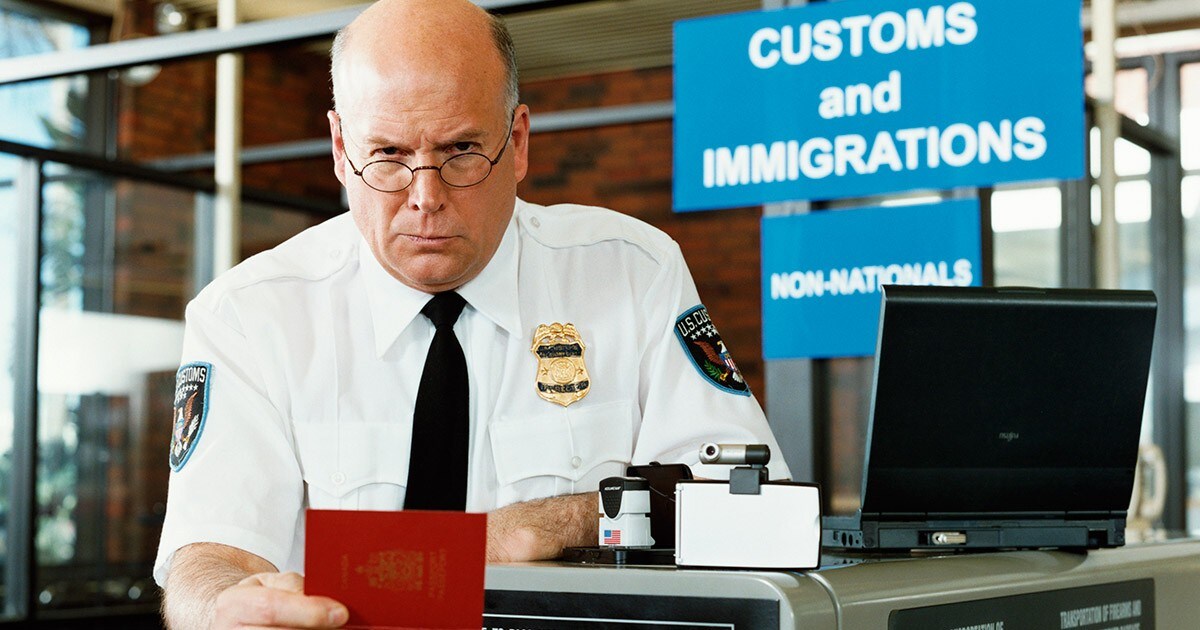  Passport Officer at Airport Security
