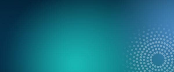 Abstract colored background in teal and blue with radiance graphic