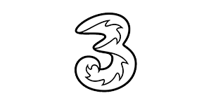 Hutchison 3G - 3 Brand Logo Hutchison 3G - 3 Brand Logo