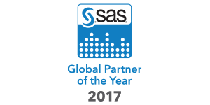 SAS 2017 Global Partner of the Year badge