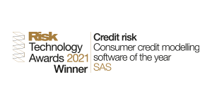 Logo du logiciel de modélisation du crédit à la consommation de l'année aux Risk Technology Awards