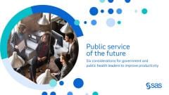 Public service of the future - Six considerations for government and public health leaders to improve productivity