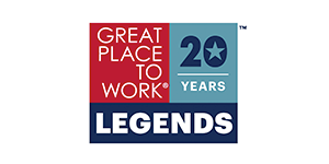 Great place to work 20 years legends award
