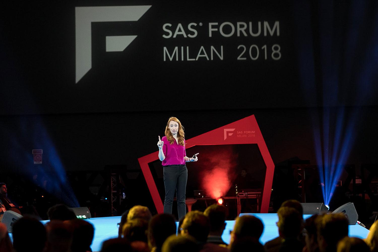 Hannah Fry at SAS Forum Milan 2018