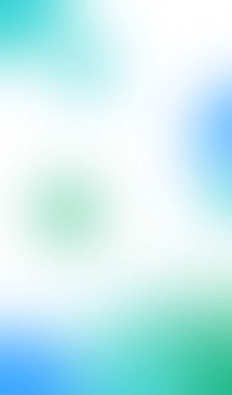 Vertical abstract white background with blue and green gradient shapes