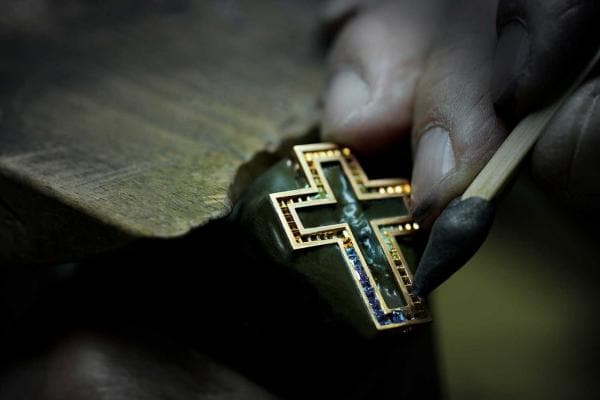 Handmade Jewel Cross refined by human hand