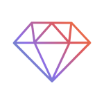 Diamond Icon Gradient Colors