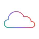 Cloud Icon Gradient Colors