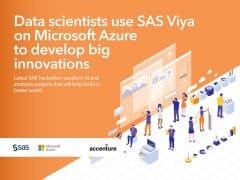 Data scientists use SAS Viya on Microsoft Azure to develop big innovations