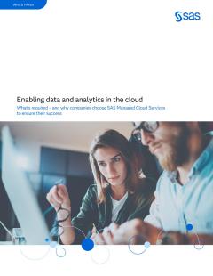 Enabling data and analytics in the cloud Enabling data and analytics in the cloud