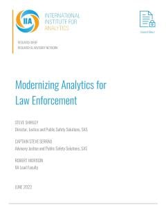 Modernizing Analytics for Law Enforcement 