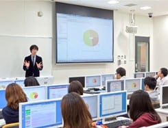 lecture in a Fukuoka University