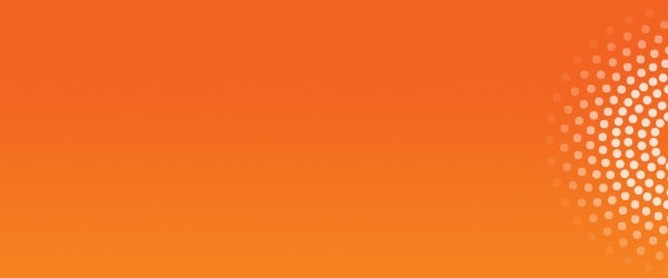Orange gradient with white radiance