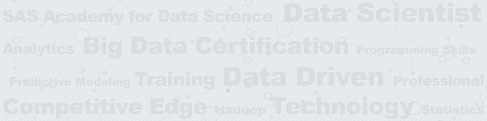 Academy for data science words