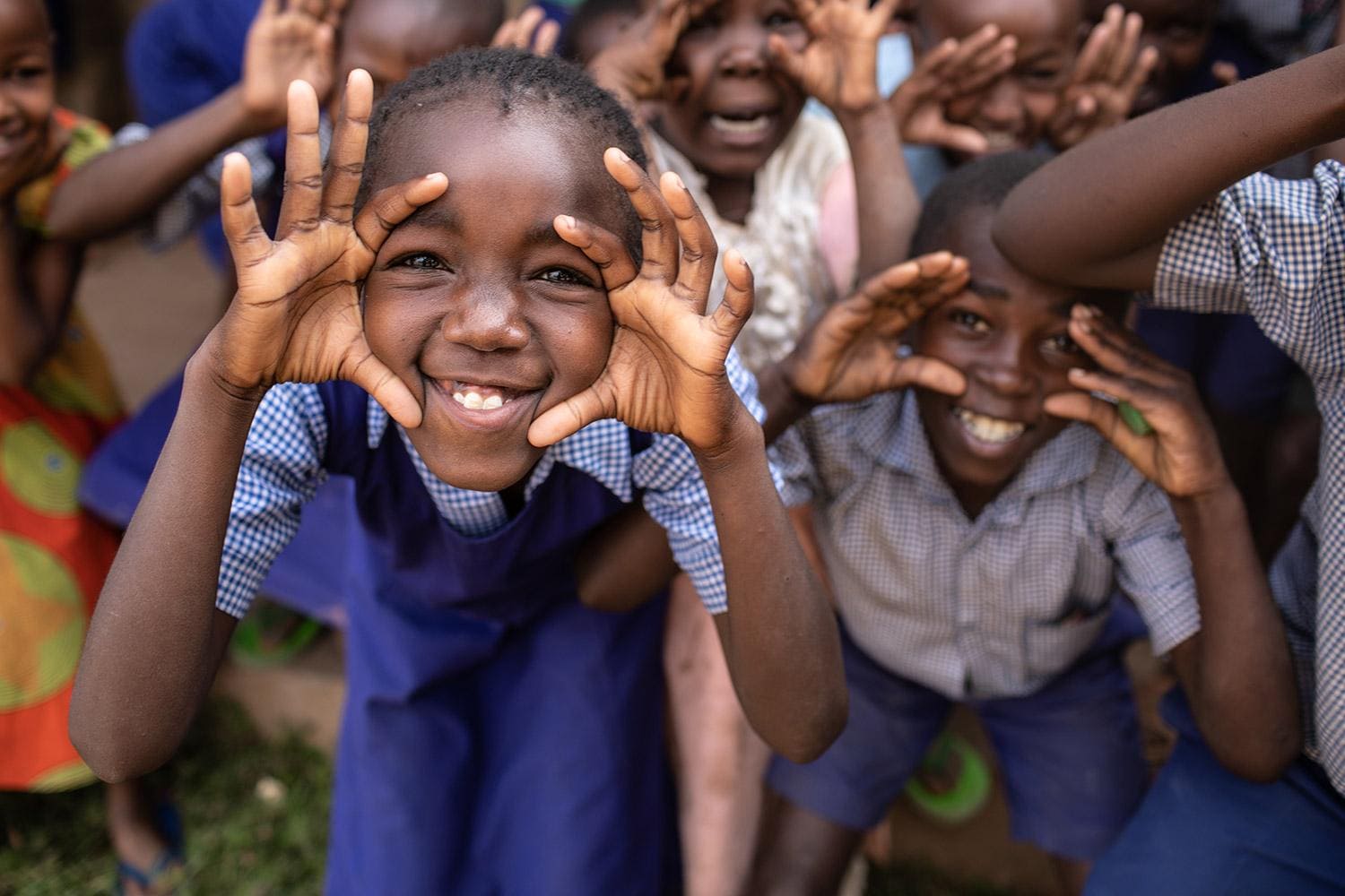 Kids Smiling in Kenya 