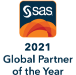 SAS 2021 Partner of the Year Global award badge