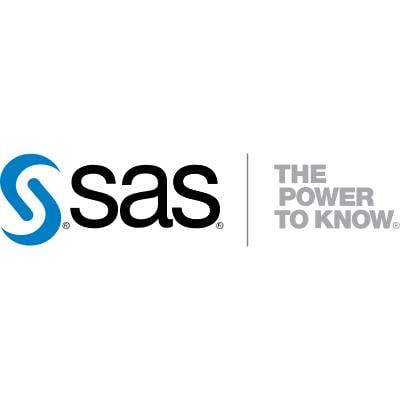 SAS logo in color horizontal format
